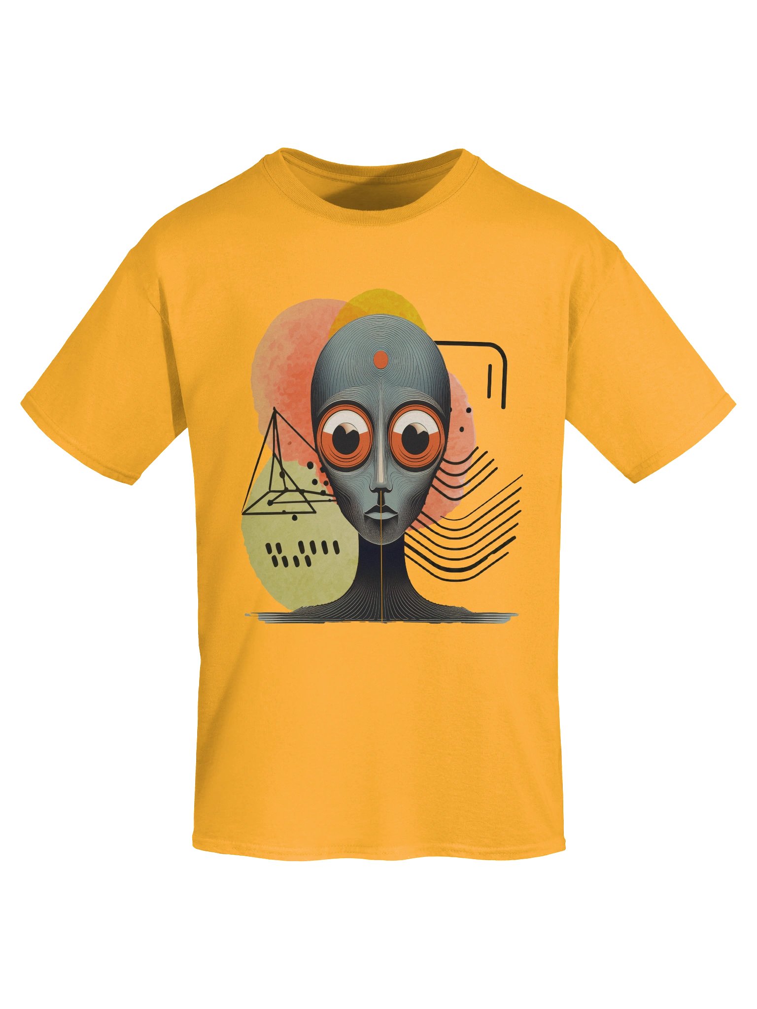 Psychedelic Alien Graphic Tee: Unisex Surreal Art Shirt product image (6)