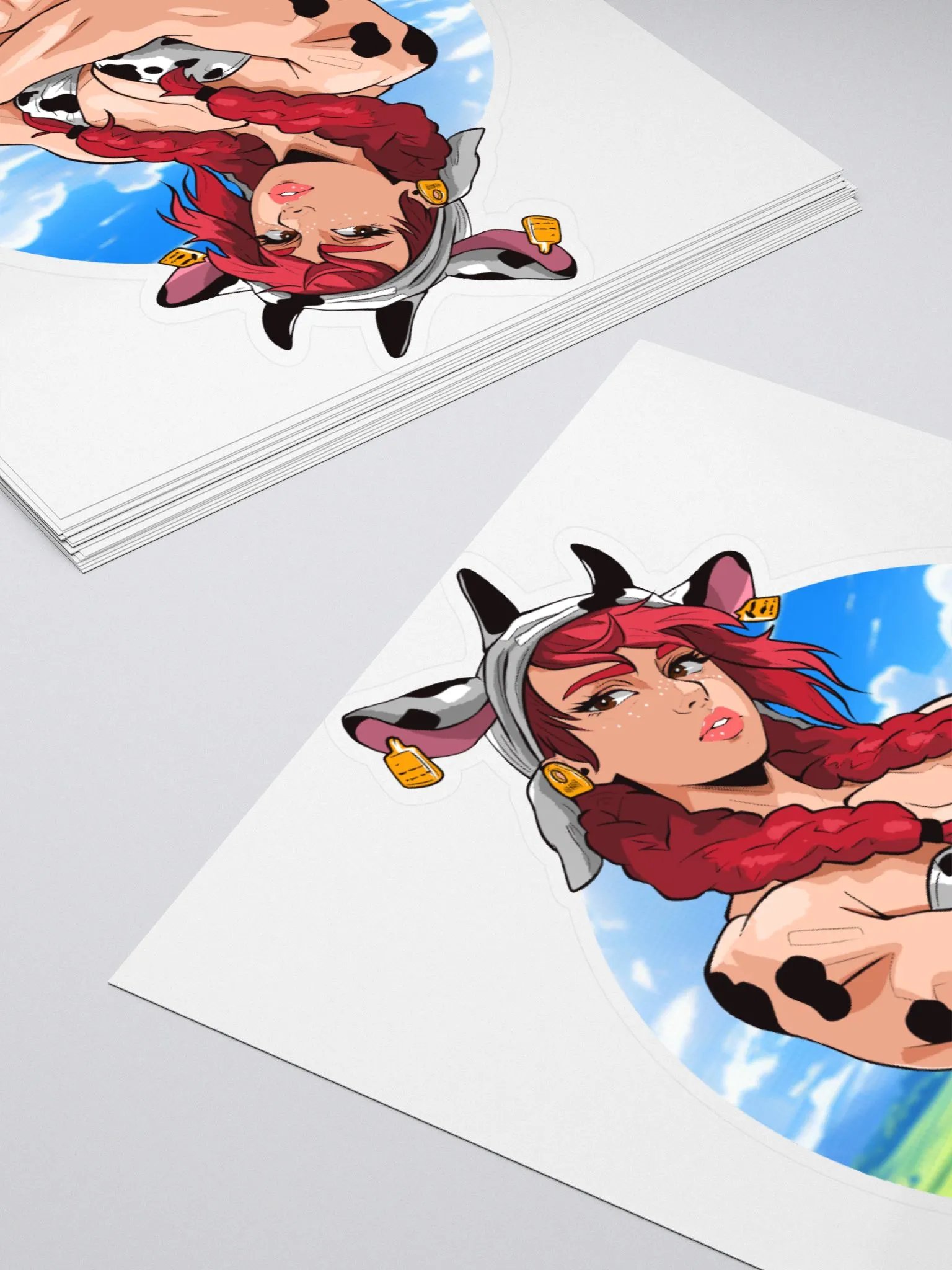 Anime Cow Sticker product image (6)