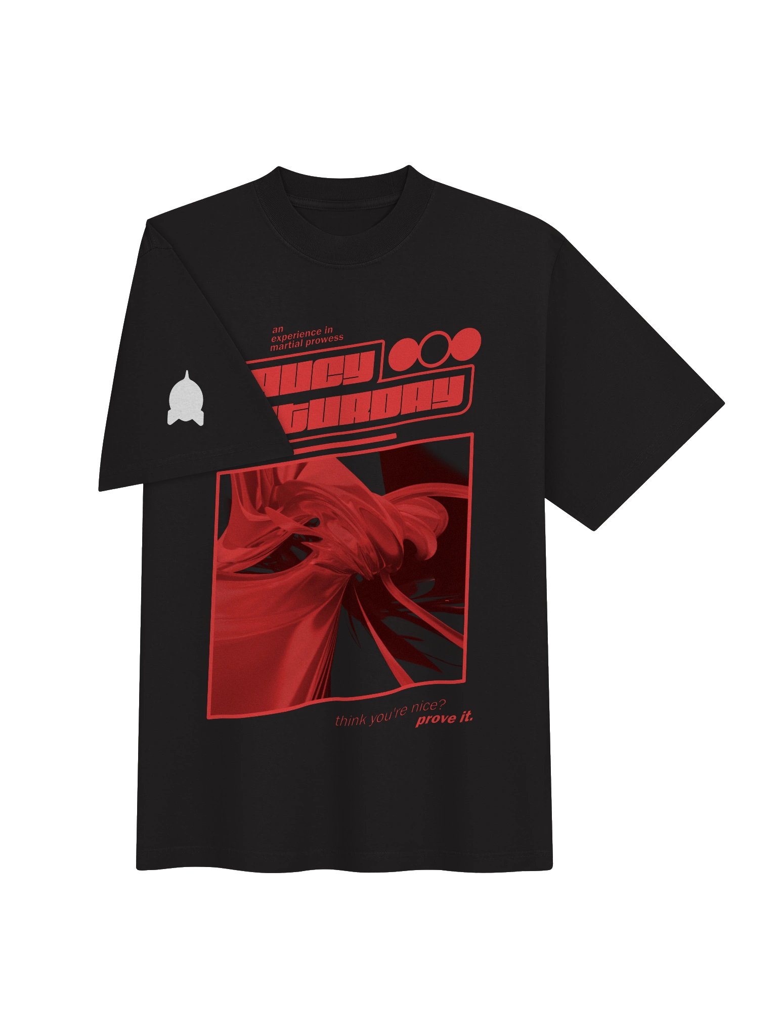 Red Variant Saucy Dojo Rave Shaka T-Shirt product image (6)