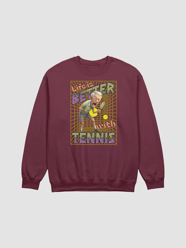 Life Is Better With Tennis Male Enthusiast Crewneck product image (9)