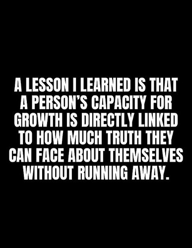 Maybe this will help someone out there. 
I Live alone N my own truth every sec 
& it hurts. i can still face myself & be prou...