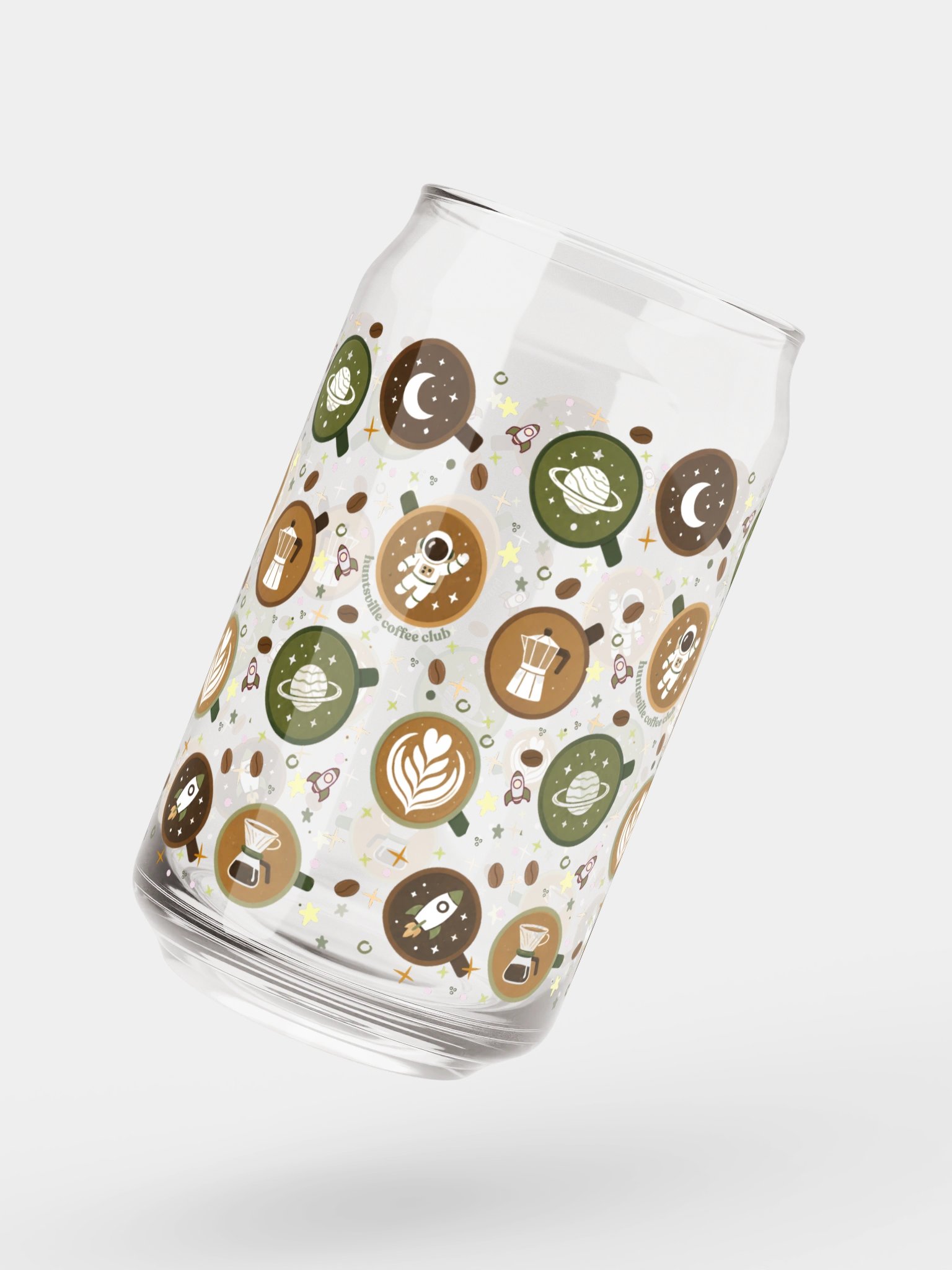 HuntsvilleCoffeeClub Can Glass product image (4)