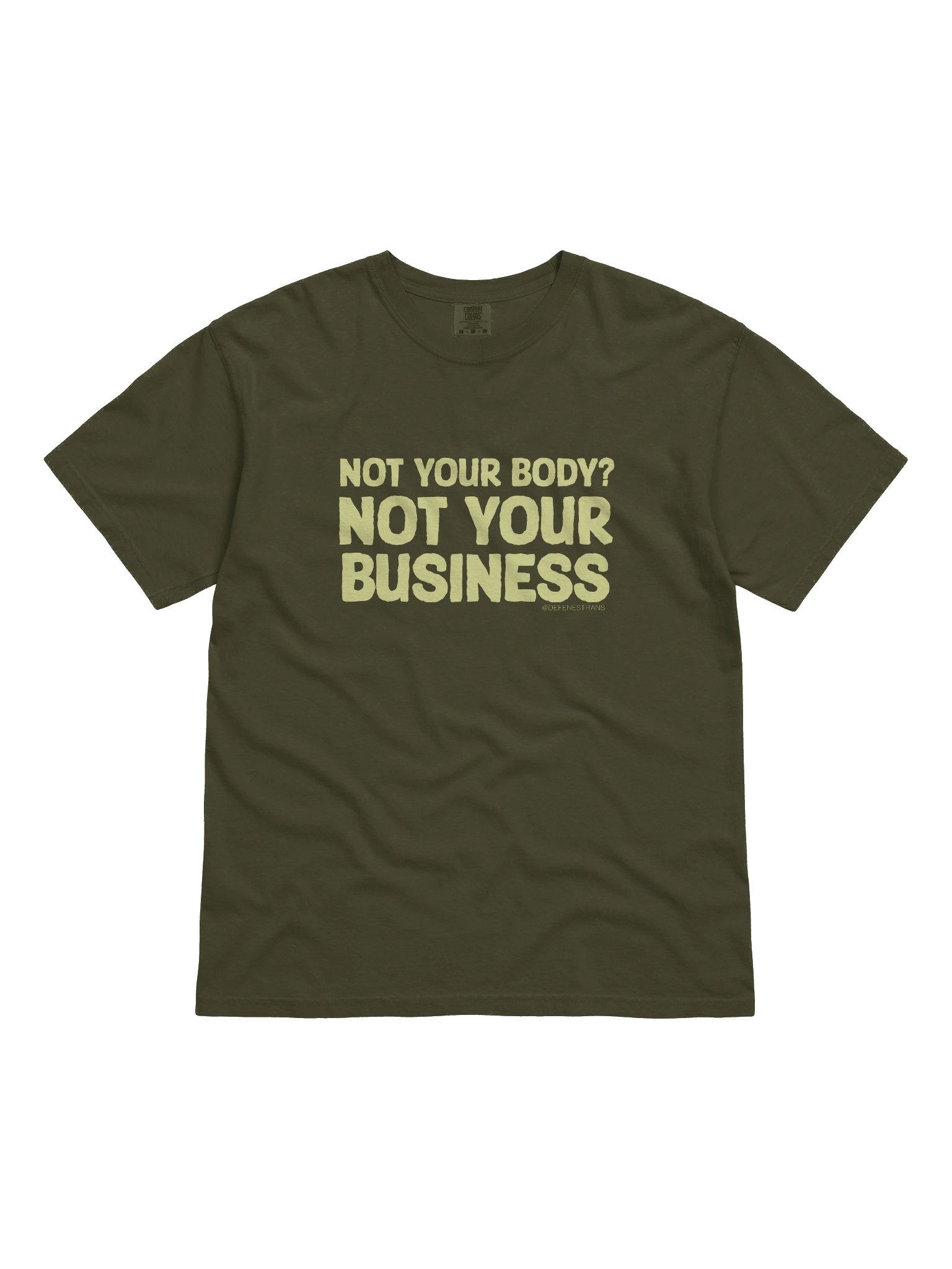Not Your Body Tee product image (1)