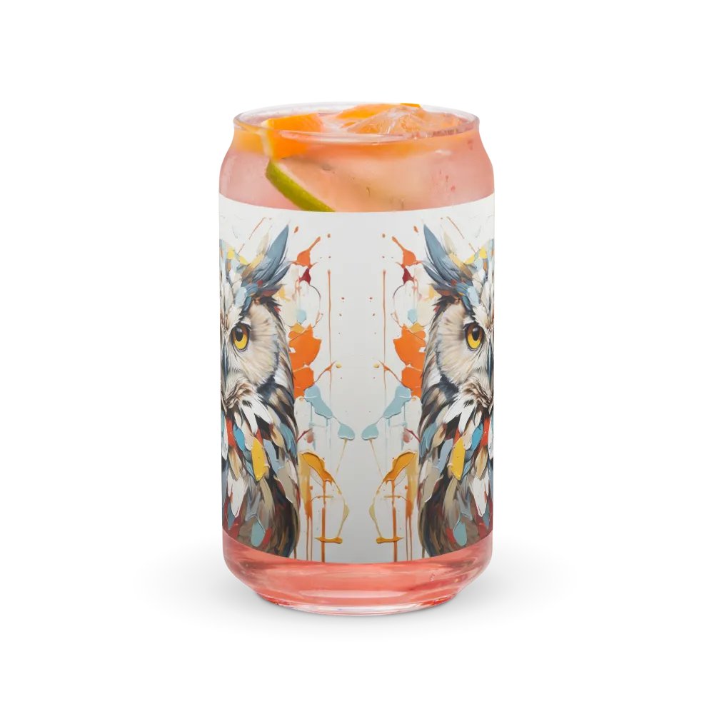 Aurora Glance Owl Glass Can Sipper product image (9)
