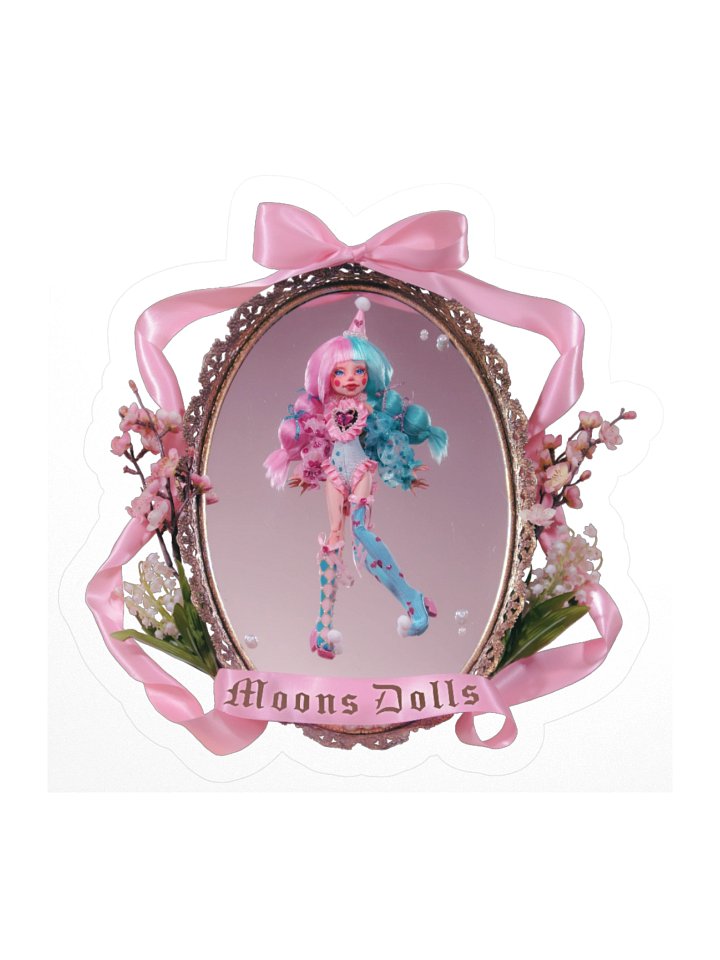 'ceecee the clown doll' sticker product image (1)