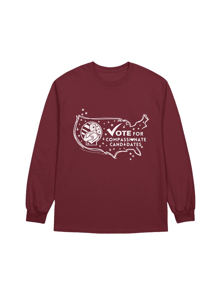ASA's Vote Compassionate Candidates Unisex Long Sleeve Tee product image (3)