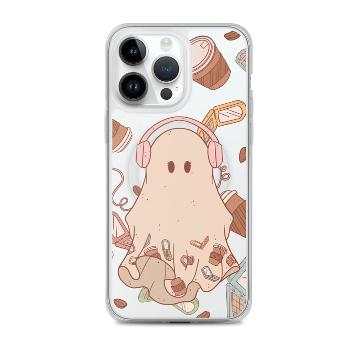 YA Genre Ghost Brittany's MAGSAFE Clear iPhone Case product image (1)