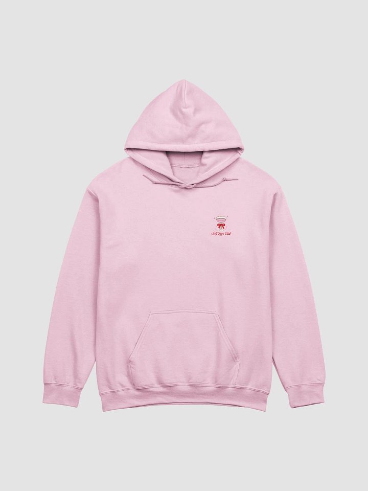 self love club printed hoodie (red lettering) product image (2)