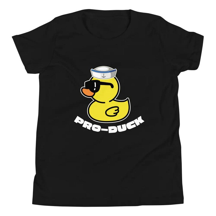 Youth Pro-Duck T-Shirt - Black product image (1)