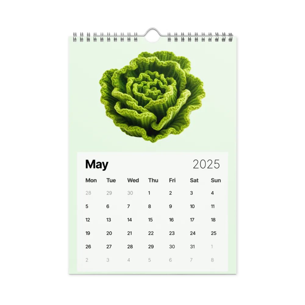 CozyAvocado's Healthy 2025 Calendar Veggie Edition product image (6)