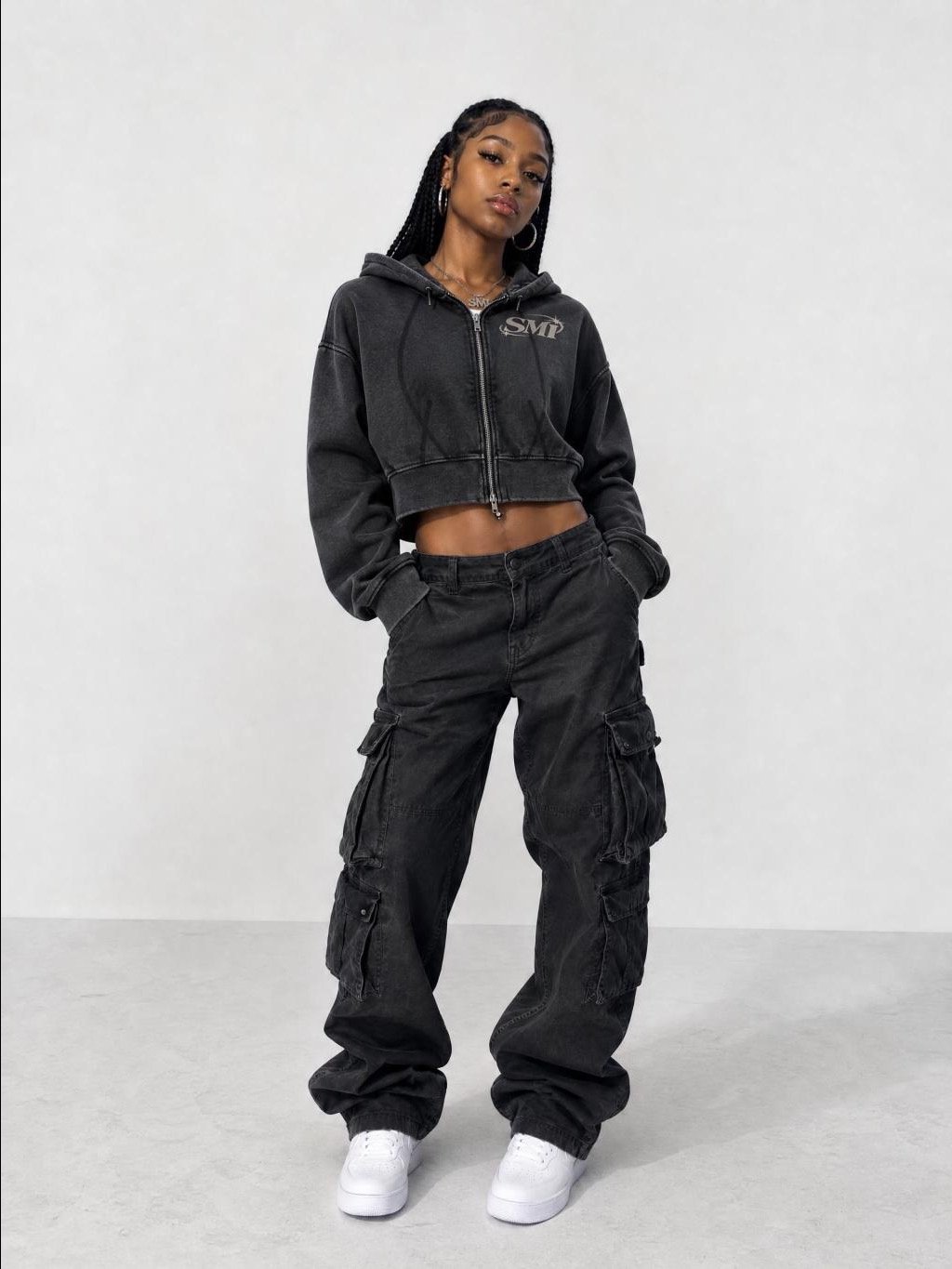 SMI Women Double Zip Hoodie product image (2)