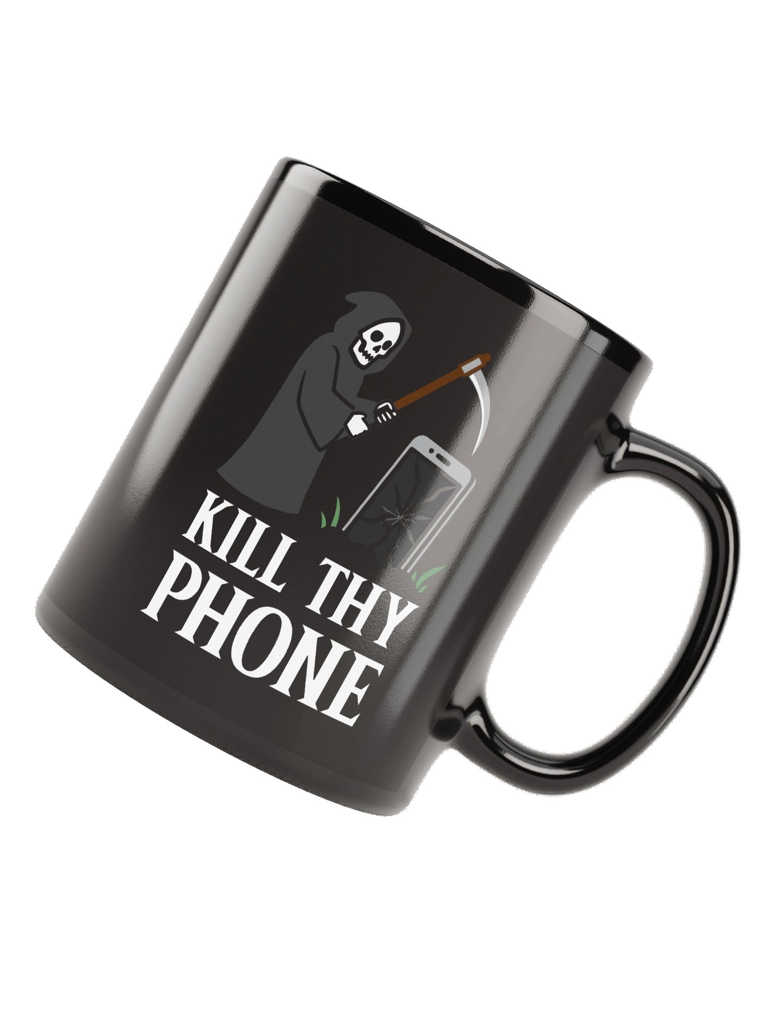 Kill Thy Phone Black Mug product image (11)
