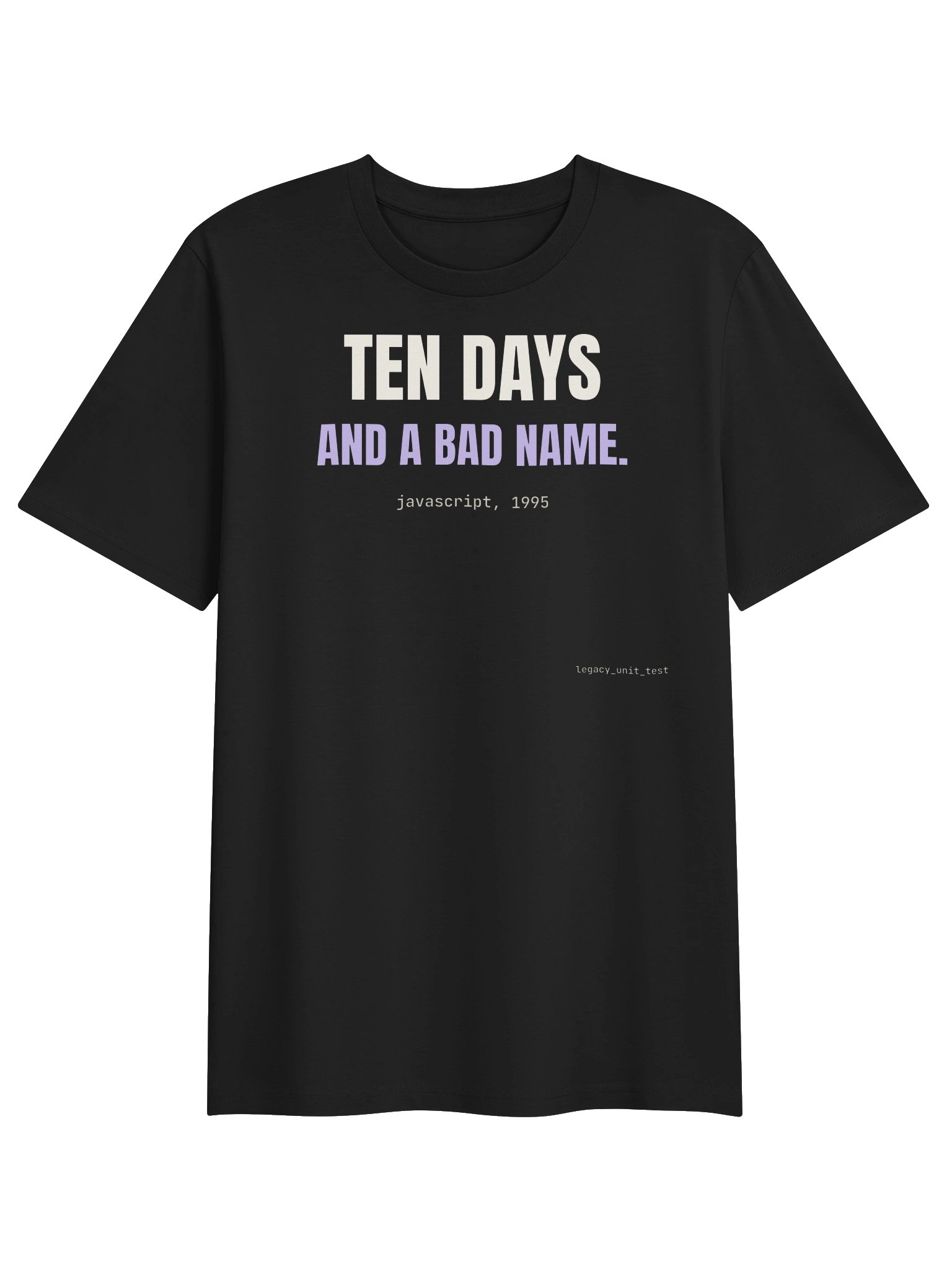 Ten days and a bad name tee product image (1)