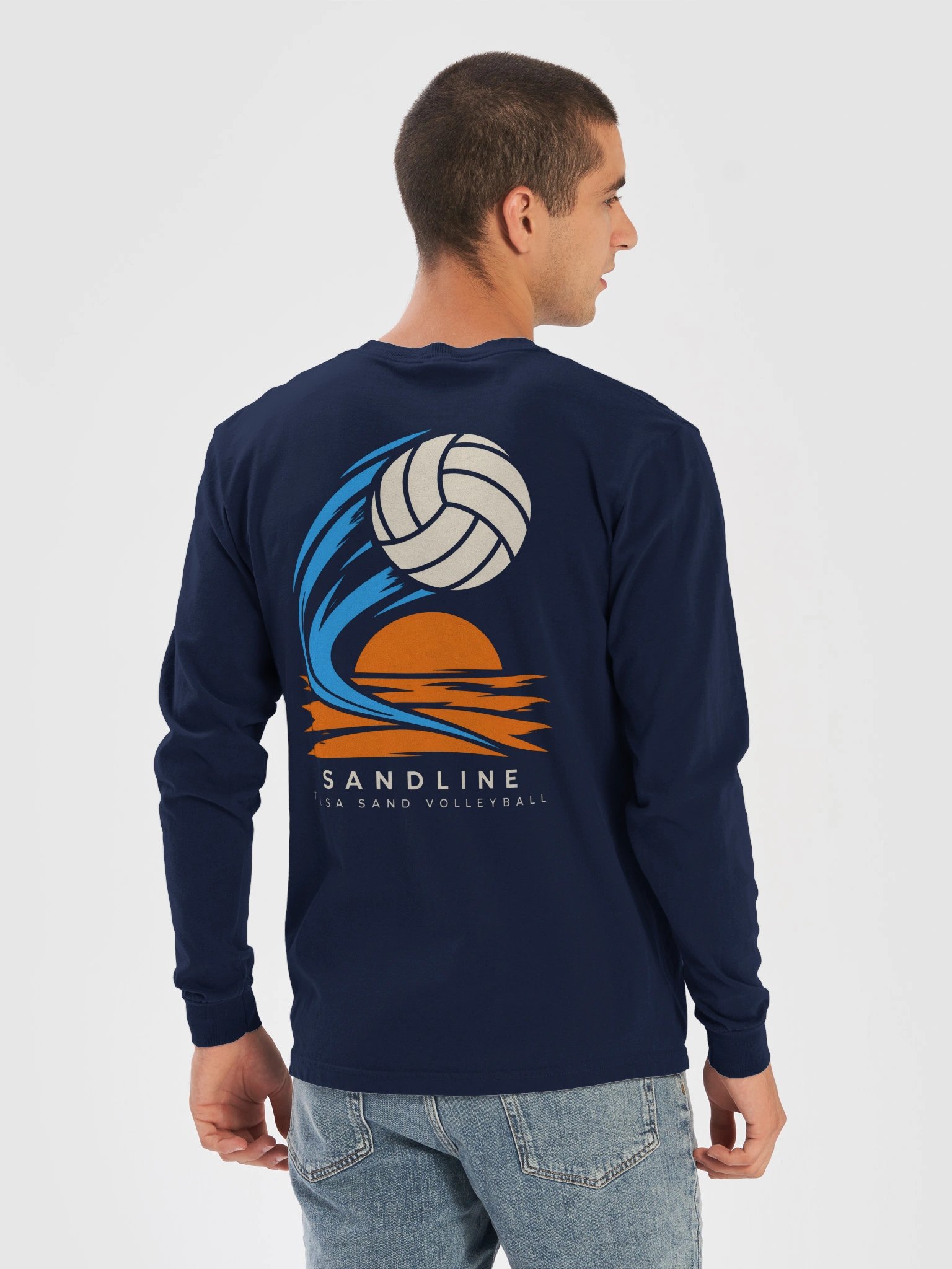 The Rally Long Sleeve — Navy product image (6)