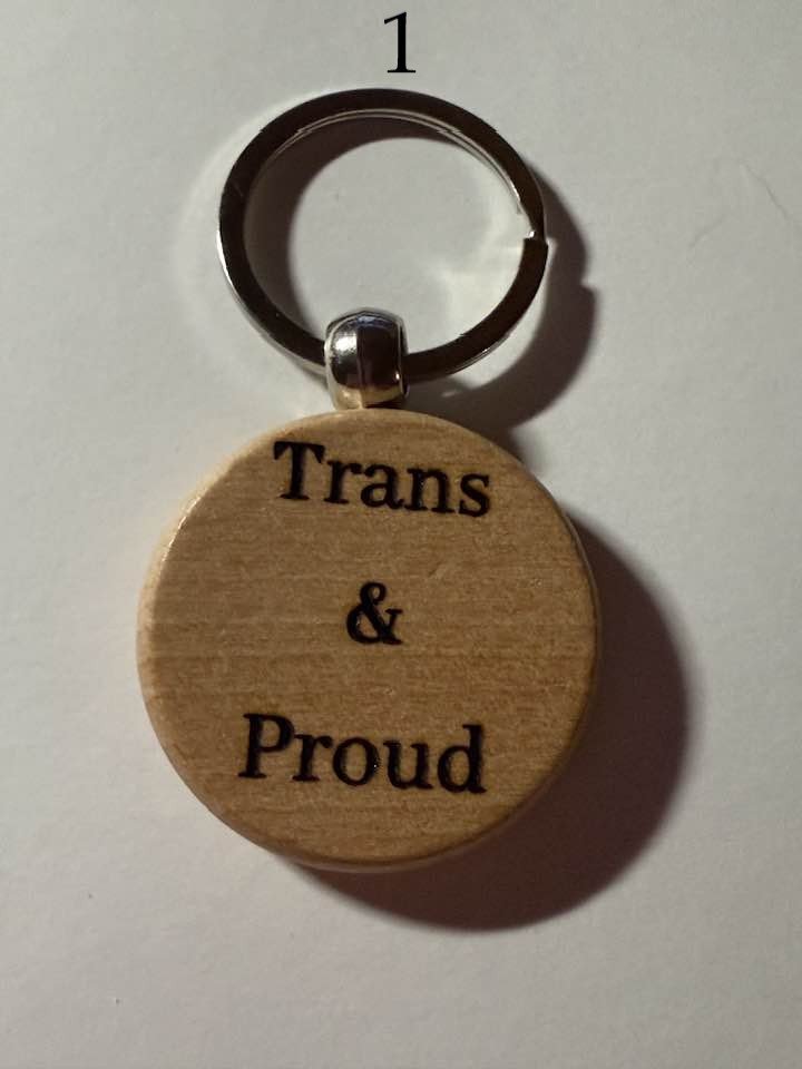 LGBTQ+ Wooden Engraved Keychains | Pride, Love & Identity Designs | Handmade & Meaningful (1) product image (1)