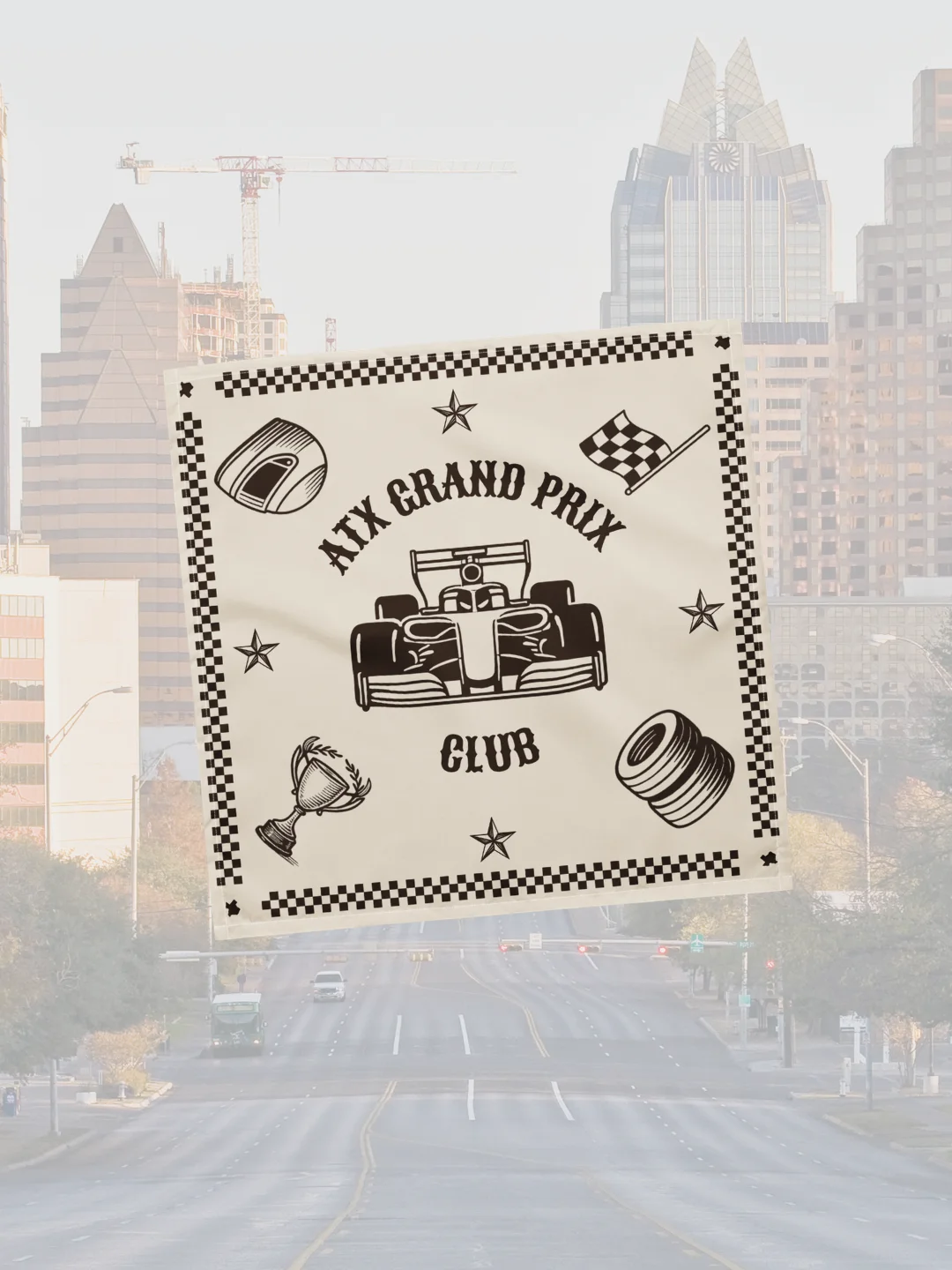 Cream Racer Bandana product image (1)