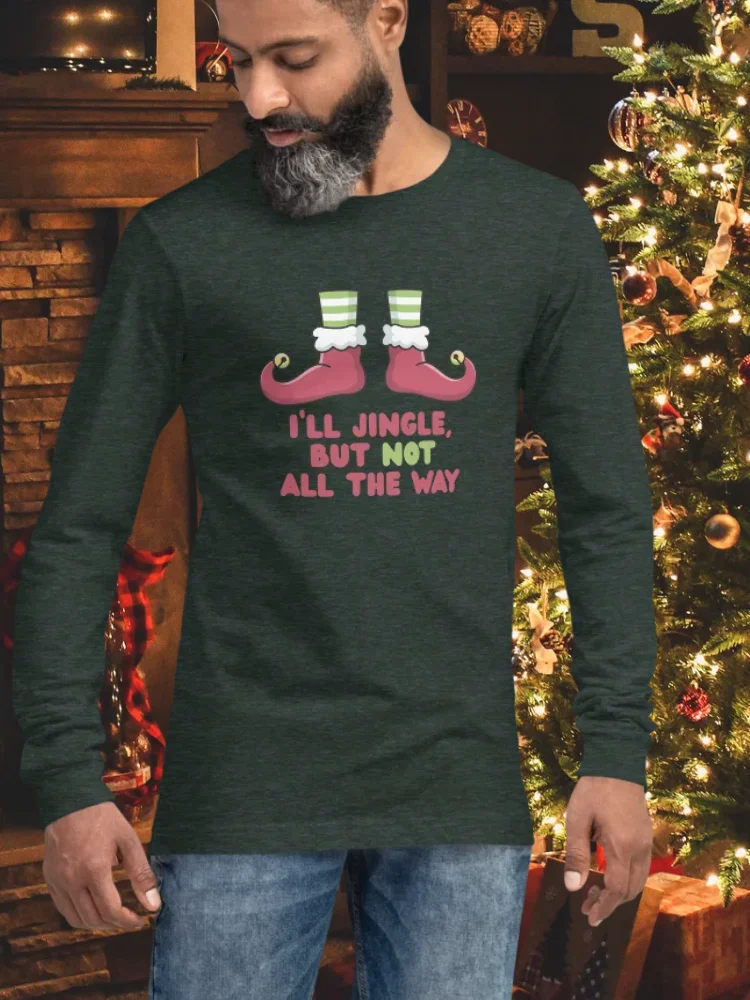 I'll Jingle, But Not All The Way / Long-Sleeve Tee product image (3)