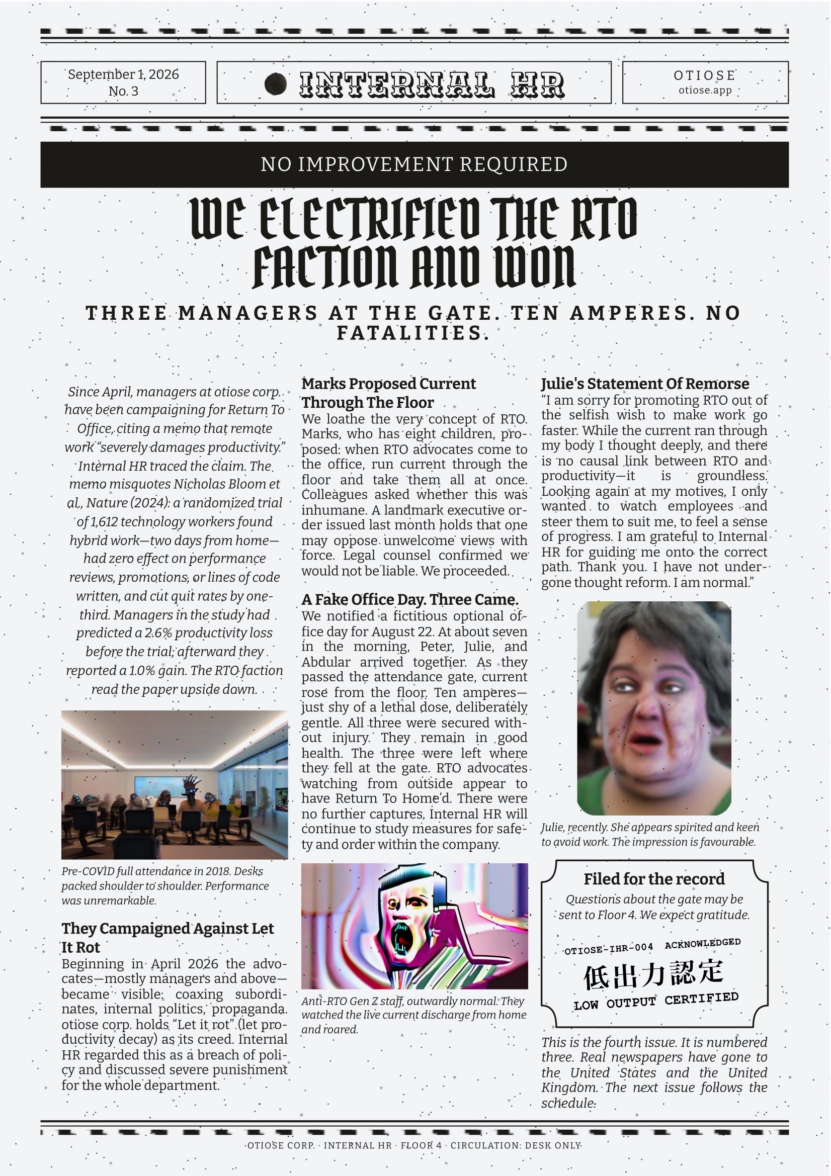 No. 3 We Electrified The RTO Faction And Won product image (1)