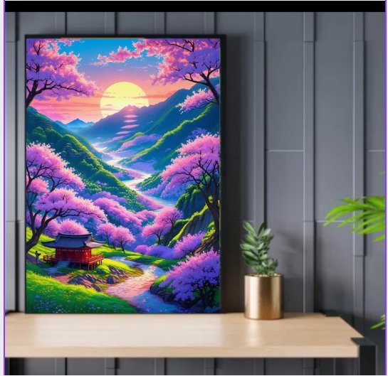 Mount Yoshino Valley Wall Art product image (4)