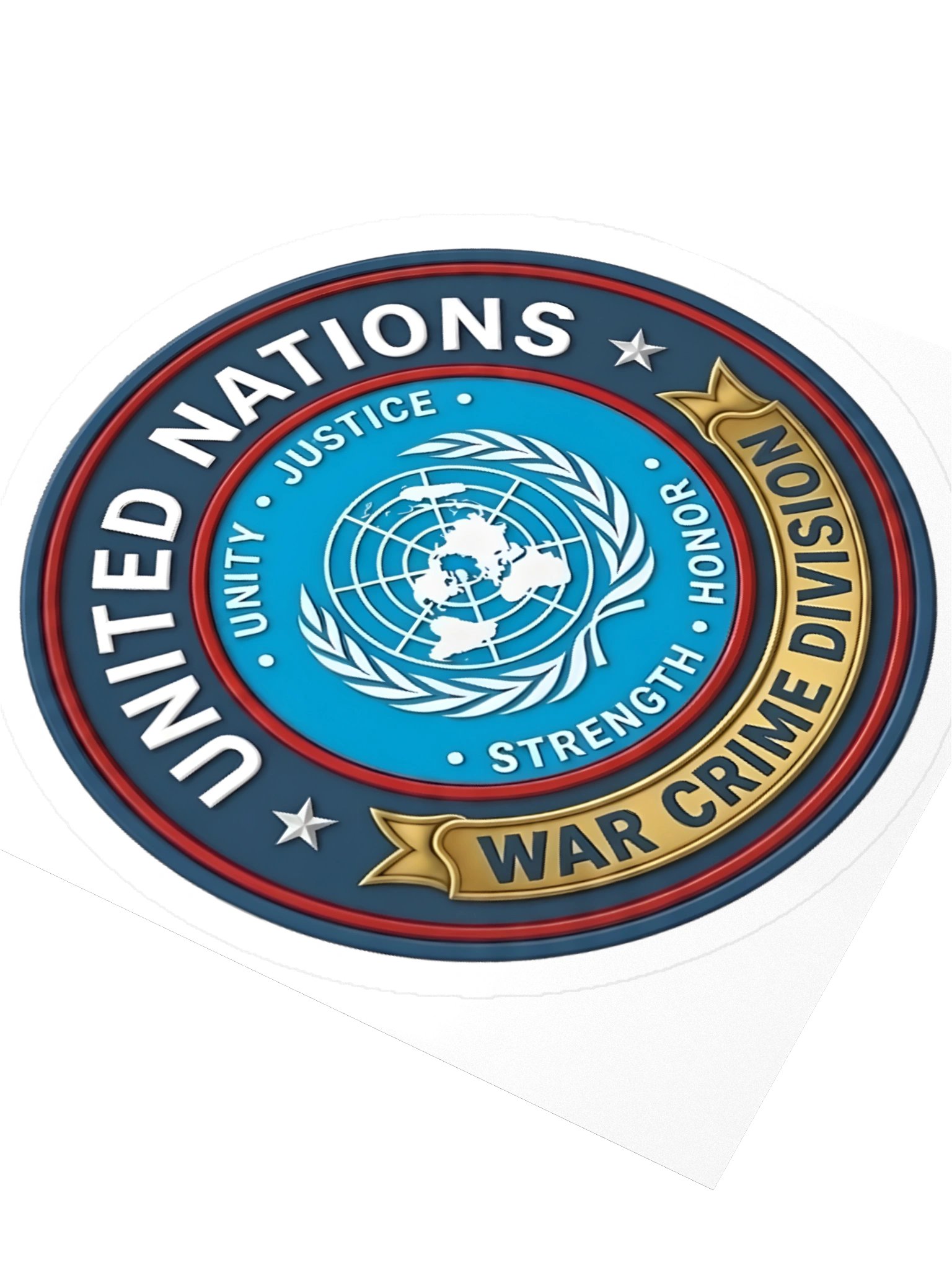 United Nations War Crime Division Sticker product image (3)