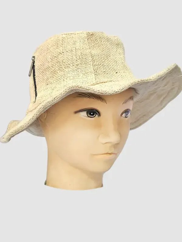 Hemp Hat with Zipper product image (1)