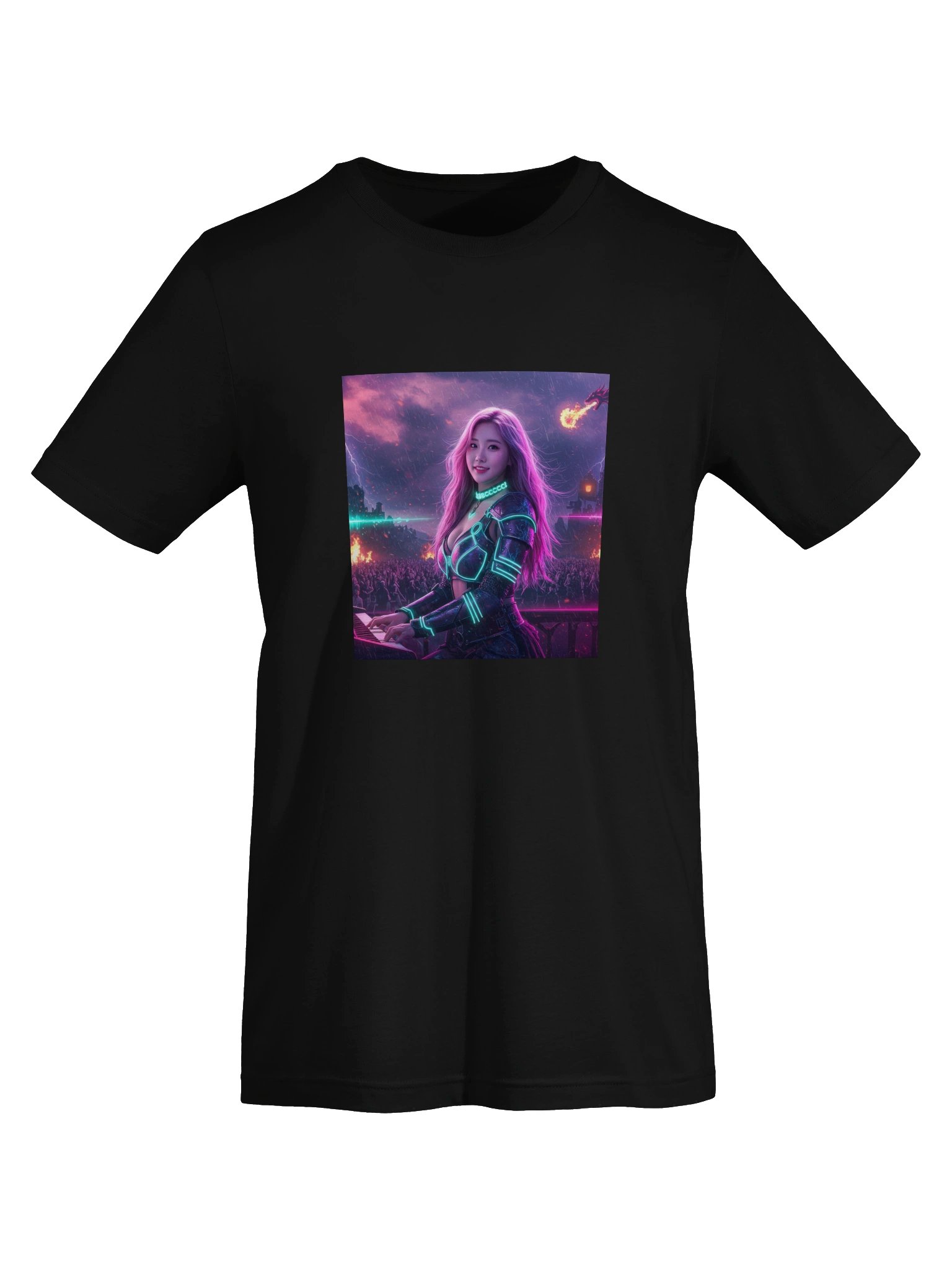 Deltasona Unisex Supersoft Cotton T-Shirt - Black product image (5)