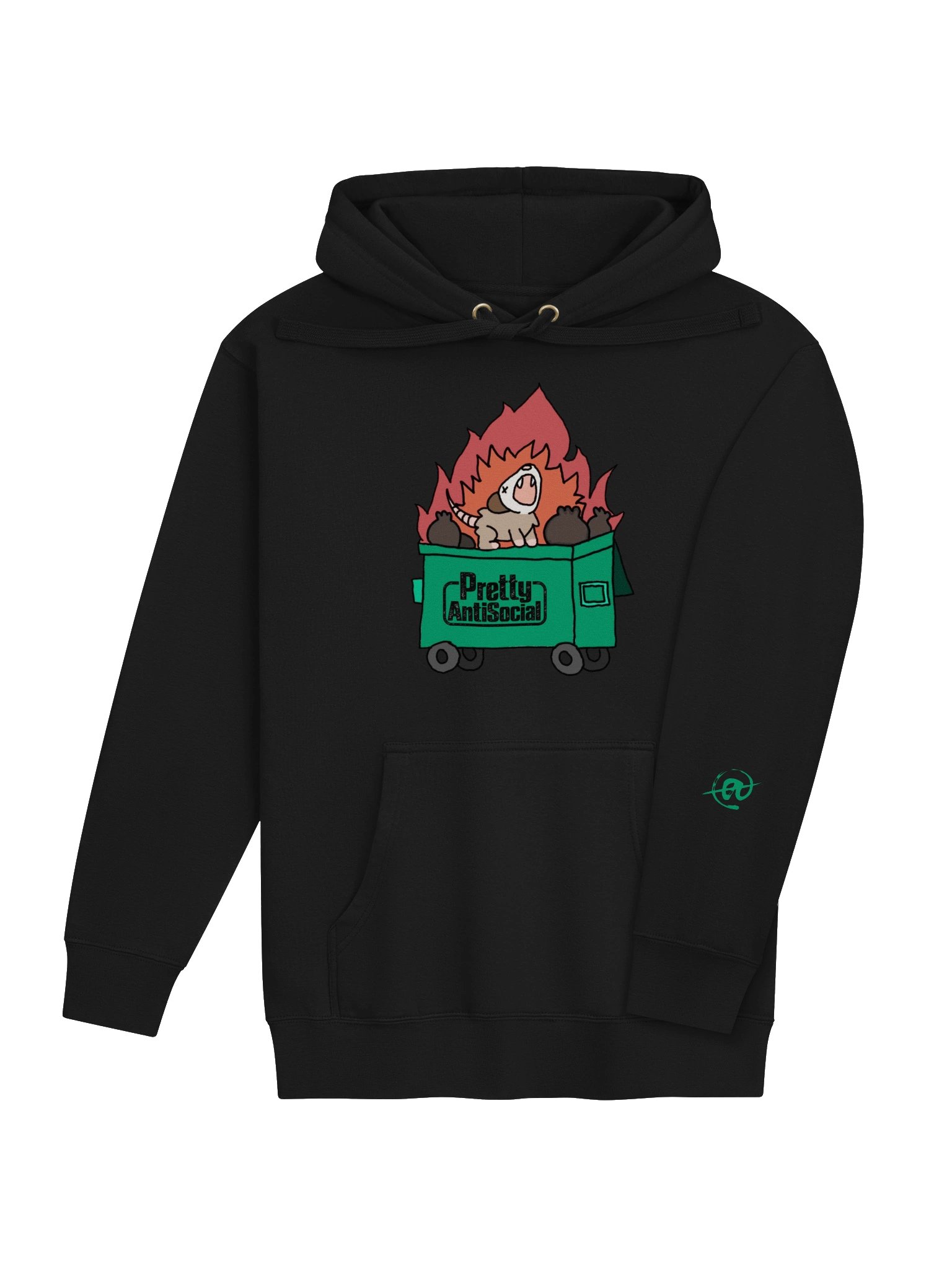 The Cozy Dumpster Fire Hoodie product image (2)