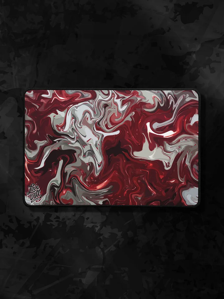 L2A Red Swirl Deskmat product image (1)