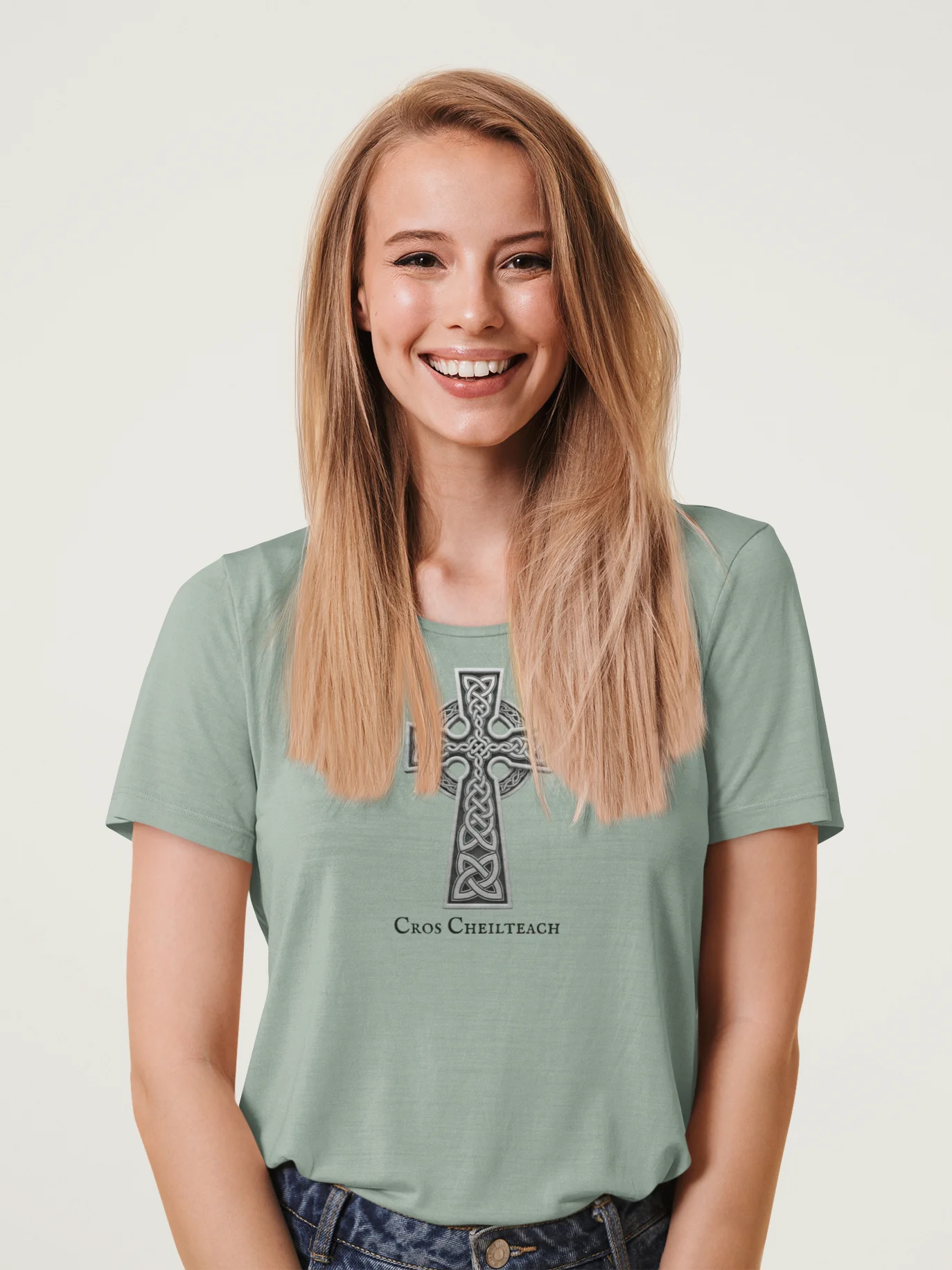 Celtic Cross (Cros Cheilteach) Soft Tee product image (2)