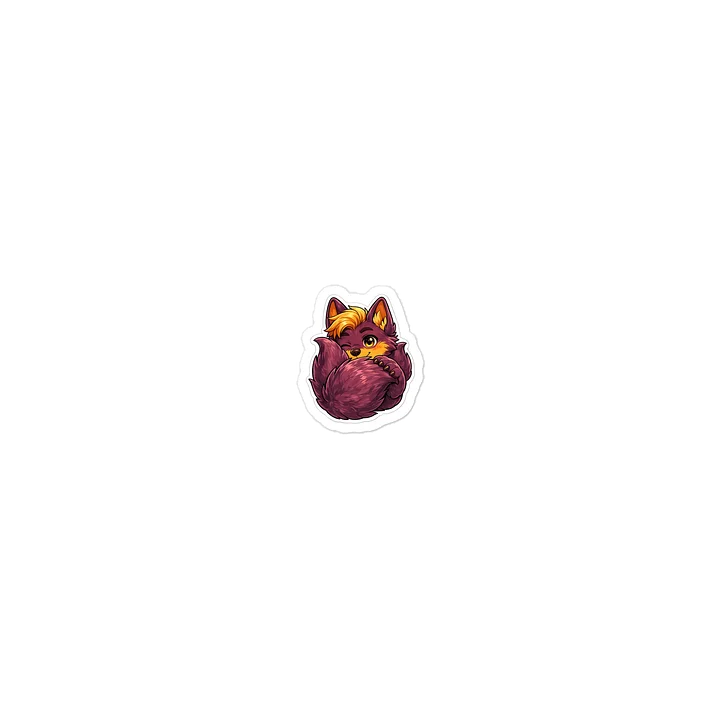 Shy Kitsune Sticker product image (1)