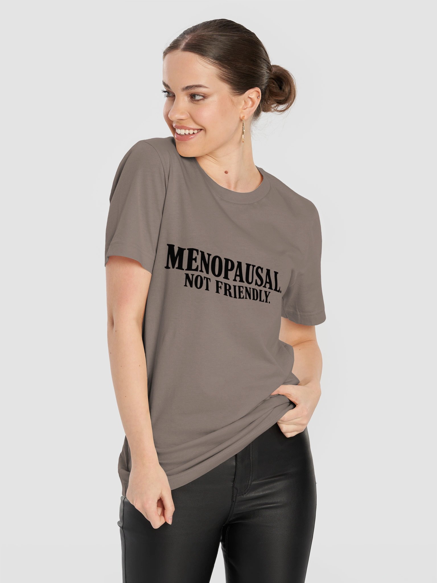Menopausal Not Friendly T-Shirt | Funny Menopause Shirt | Midlife Graphic Tee product image (25)
