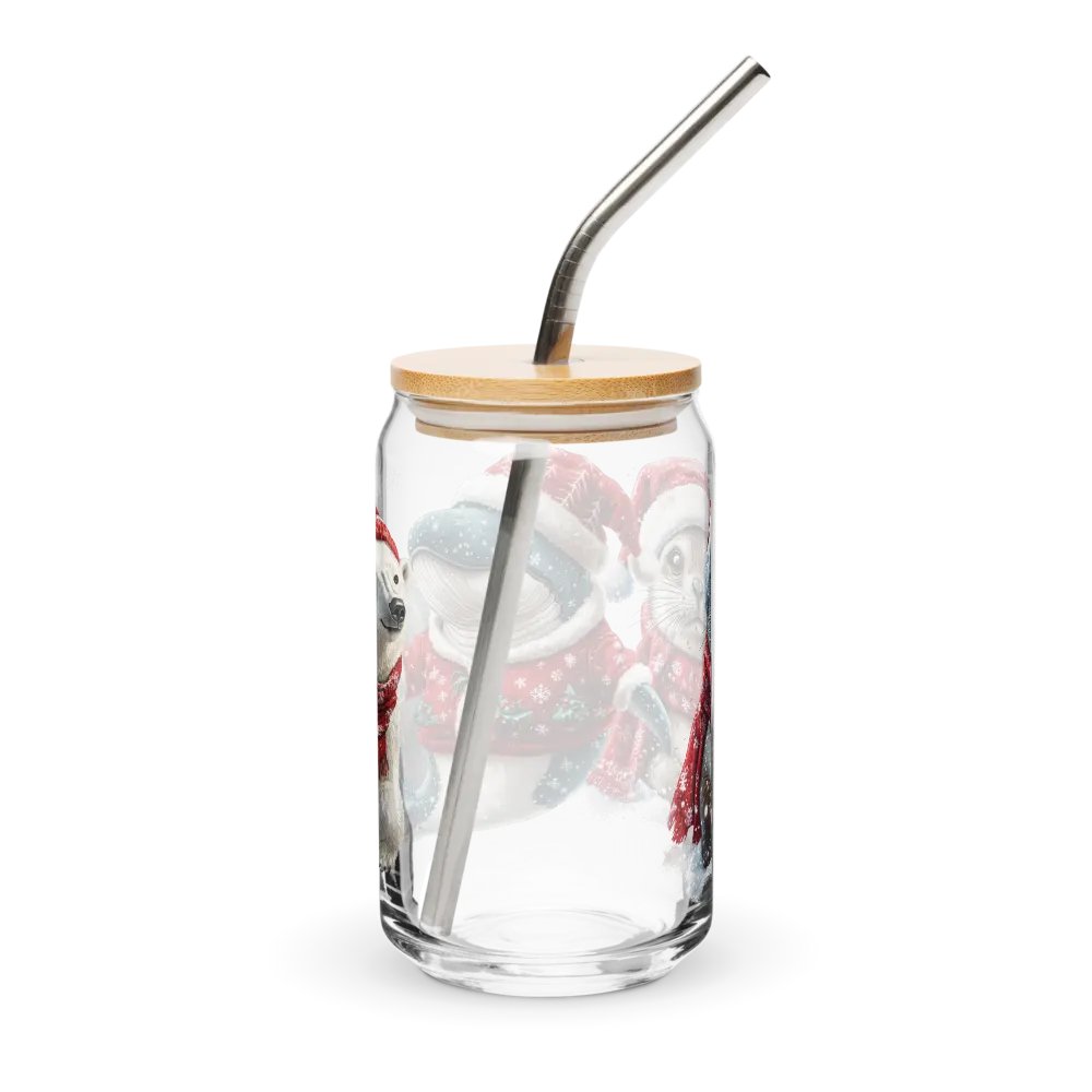 Arctic Holiday Friends Can-Shaped Glass Set product image (2)