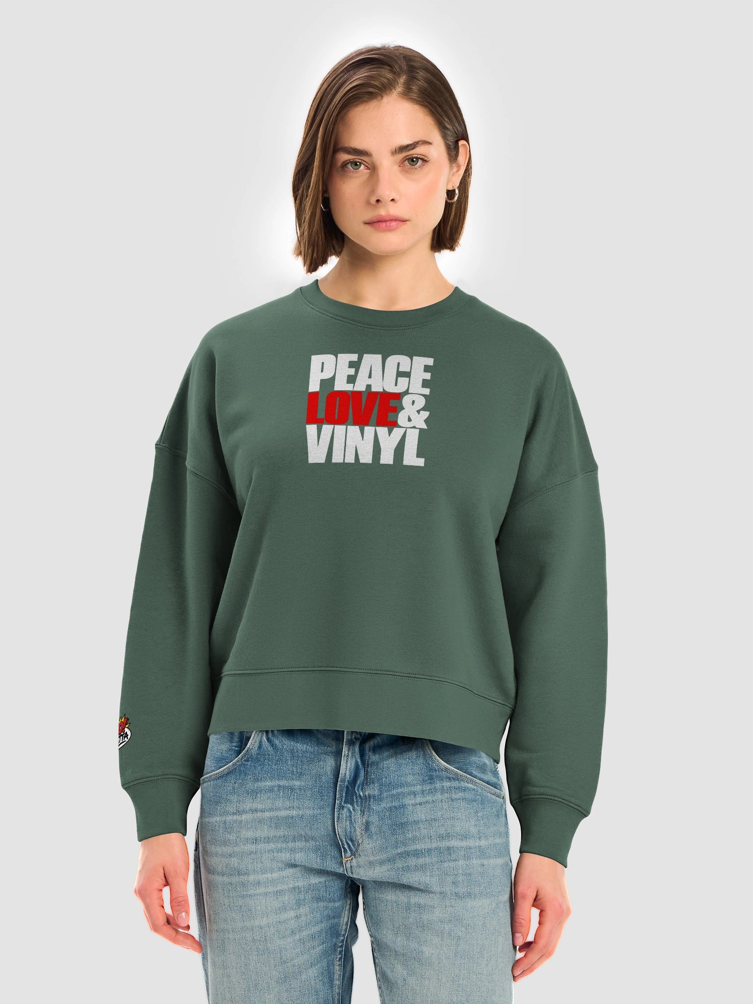 PLV WOMEN'S SWEATSHIRT - WHITE LETTERS product image (7)