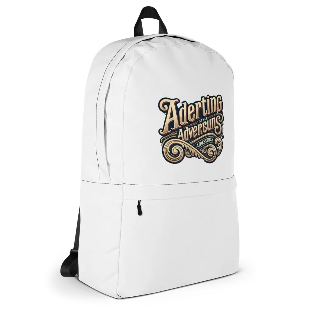 Adverting Style All-Over Print Backpack product image (4)