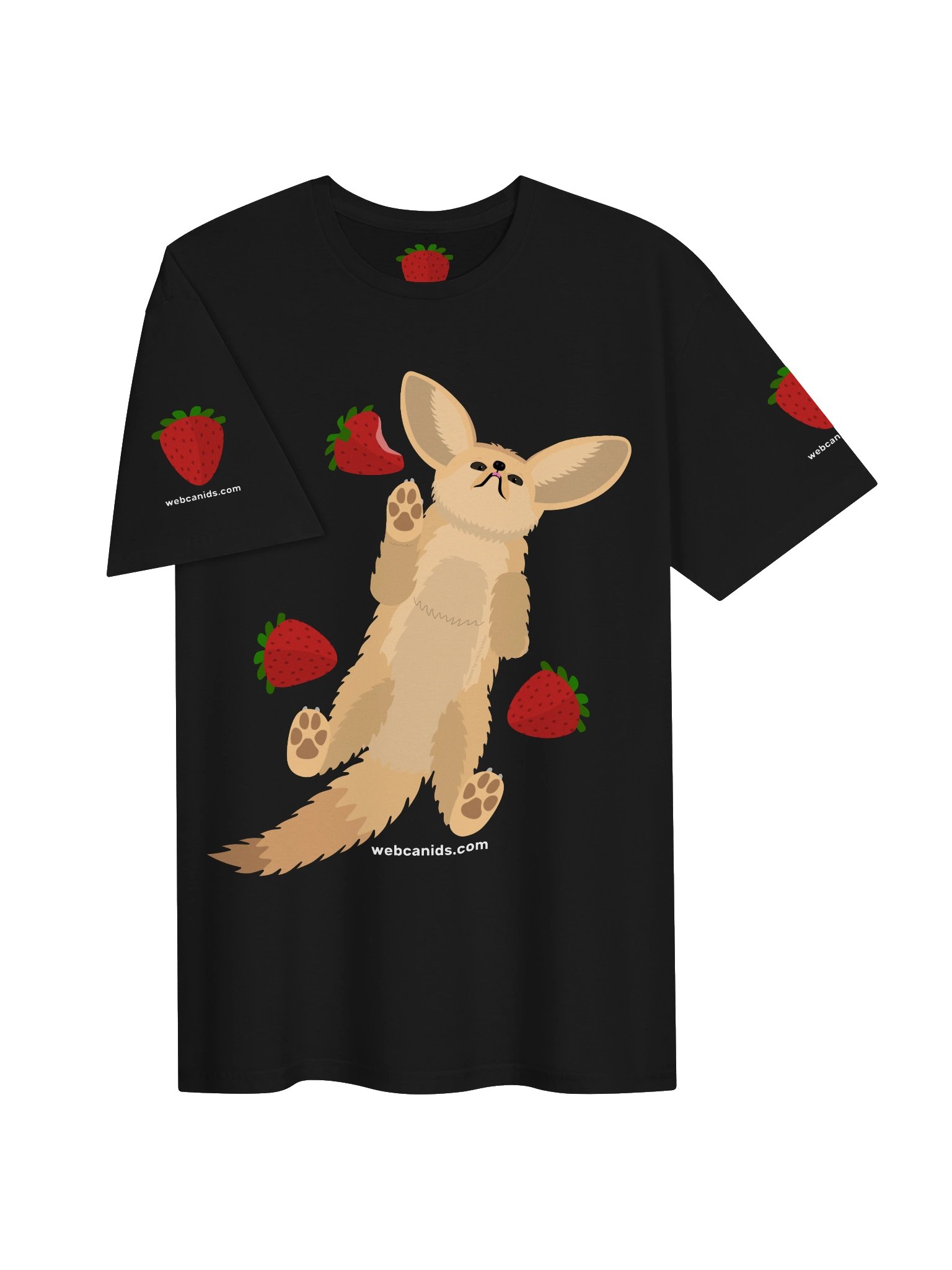 Strawberry Fennec T-Shirt product image (3)