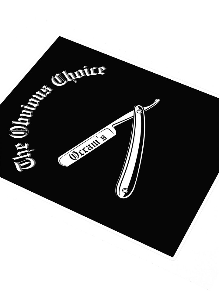 Occam's Razor Kiss Cut Sticker Sheet product image (2)