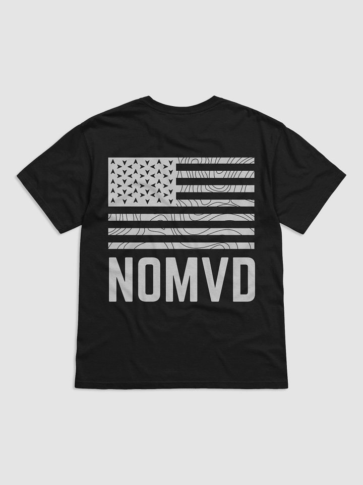 American Flag Topographic Design T-Shirt product image (2)