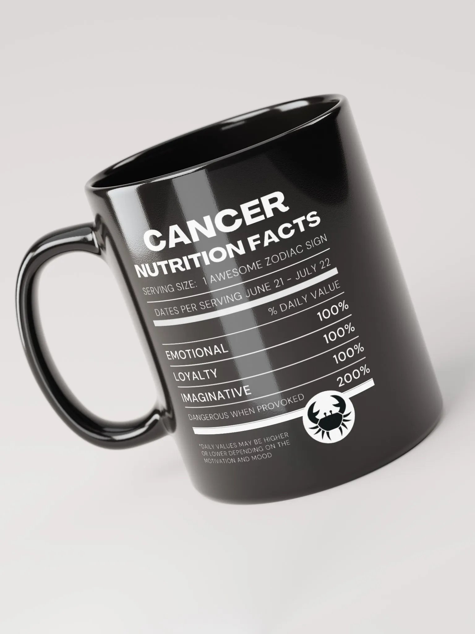 Cancer Nutrition Facts Mug product image (4)