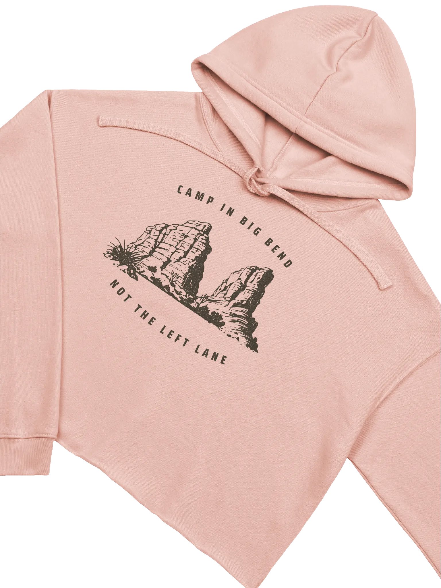 Camp in Big Bend Cropped Hoodie product image (2)