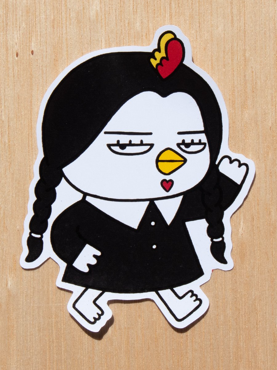 Goth Chicken Sticker product image (2)