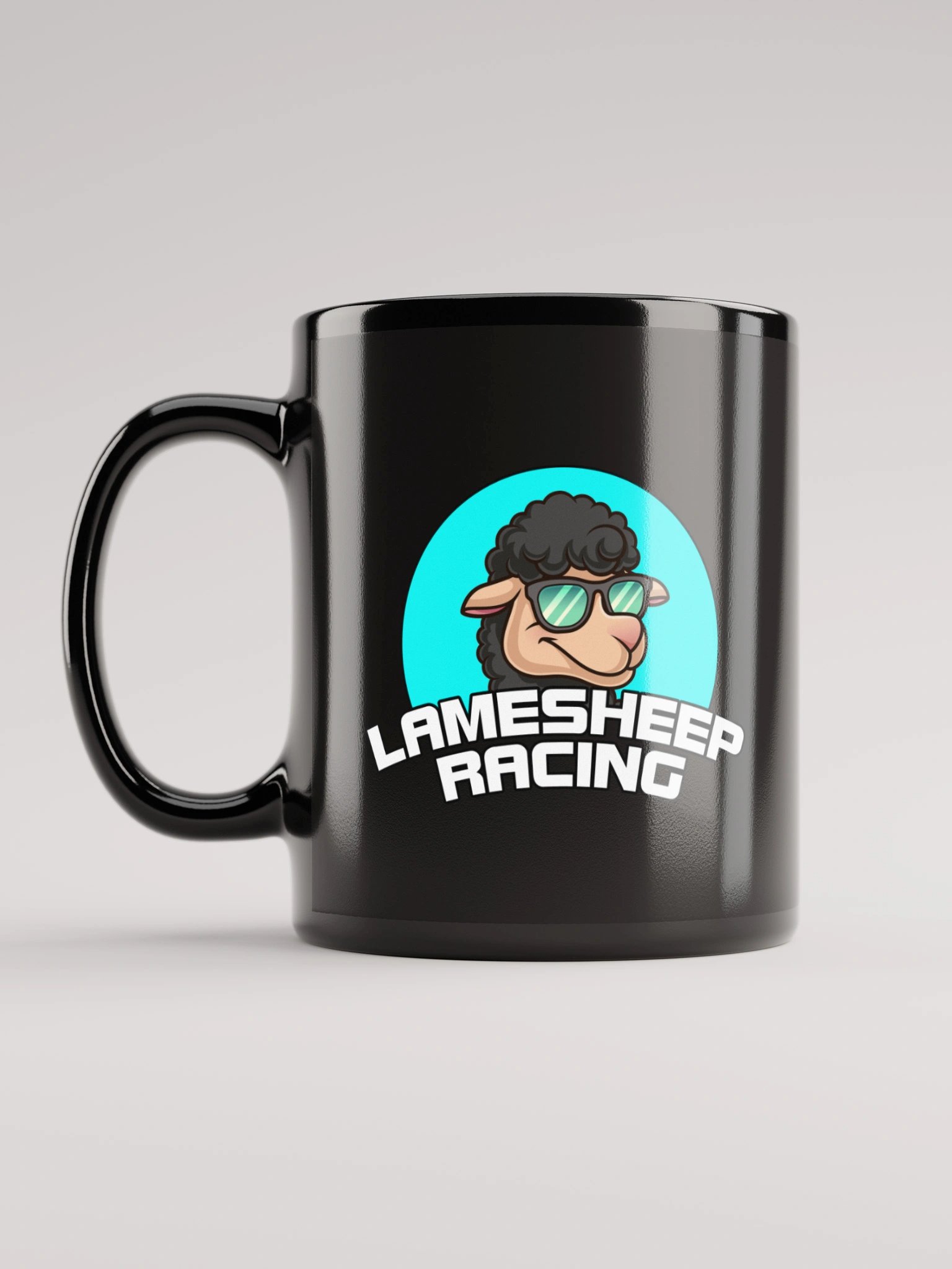 Cool Sheep Black Mug "If everything seems..." product image (2)