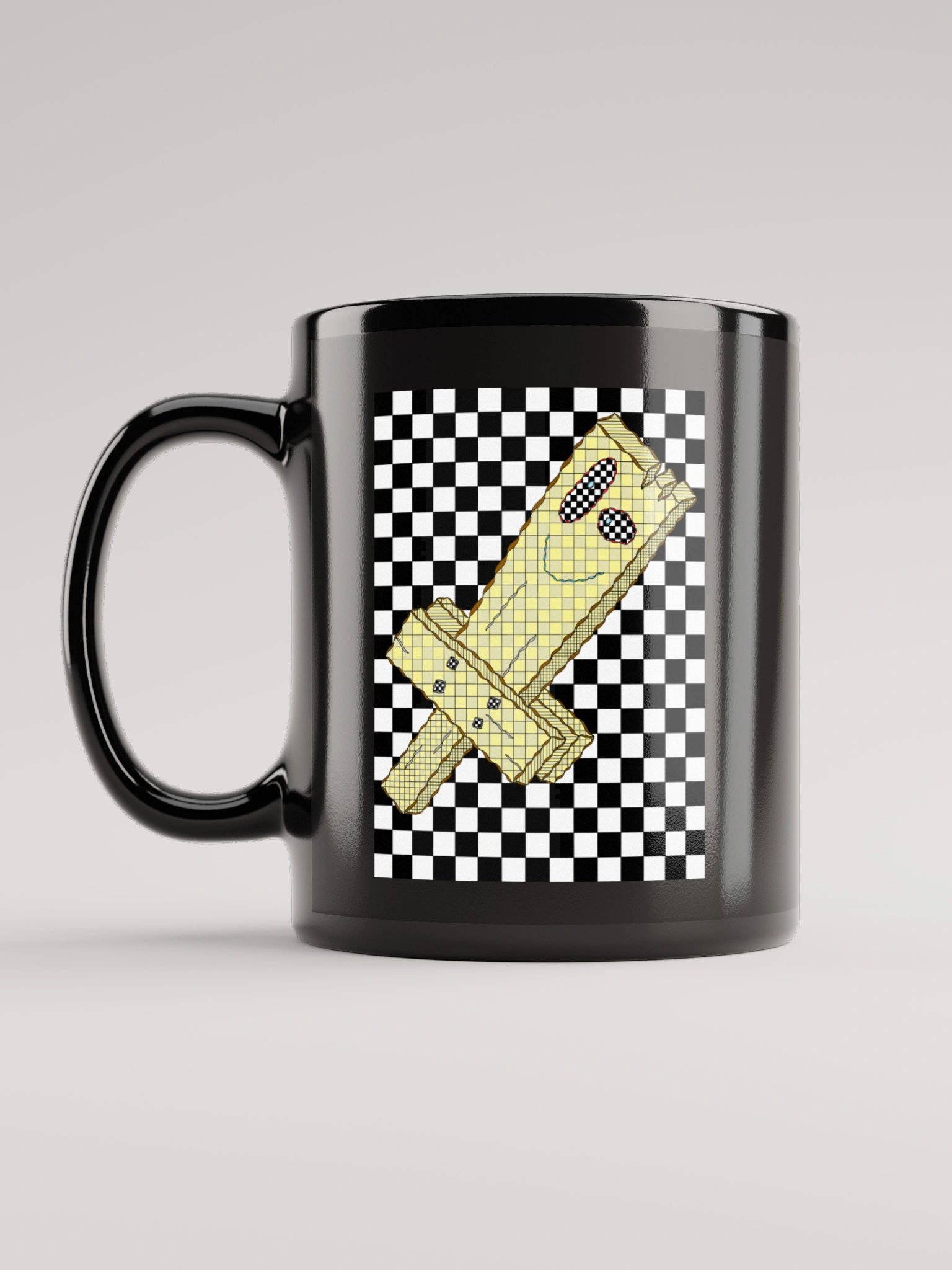 Black Glossy Mug (Plank) product image (1)