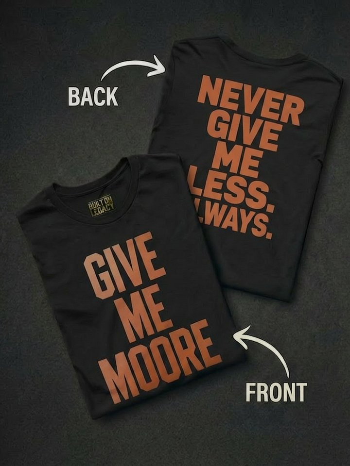 Give Me Moore | Chicago | Football | Fan Wordplay Tee product image (1)
