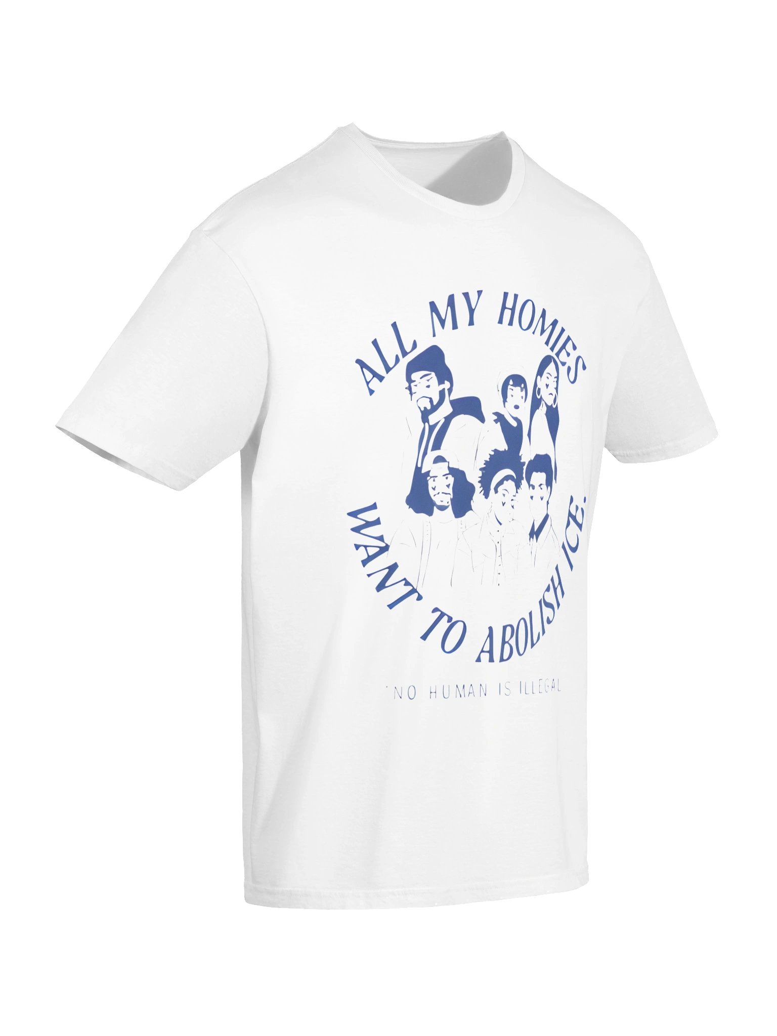 All My Homies Want To Abolish Ice No Human Is Illegal Shirt product image (7)