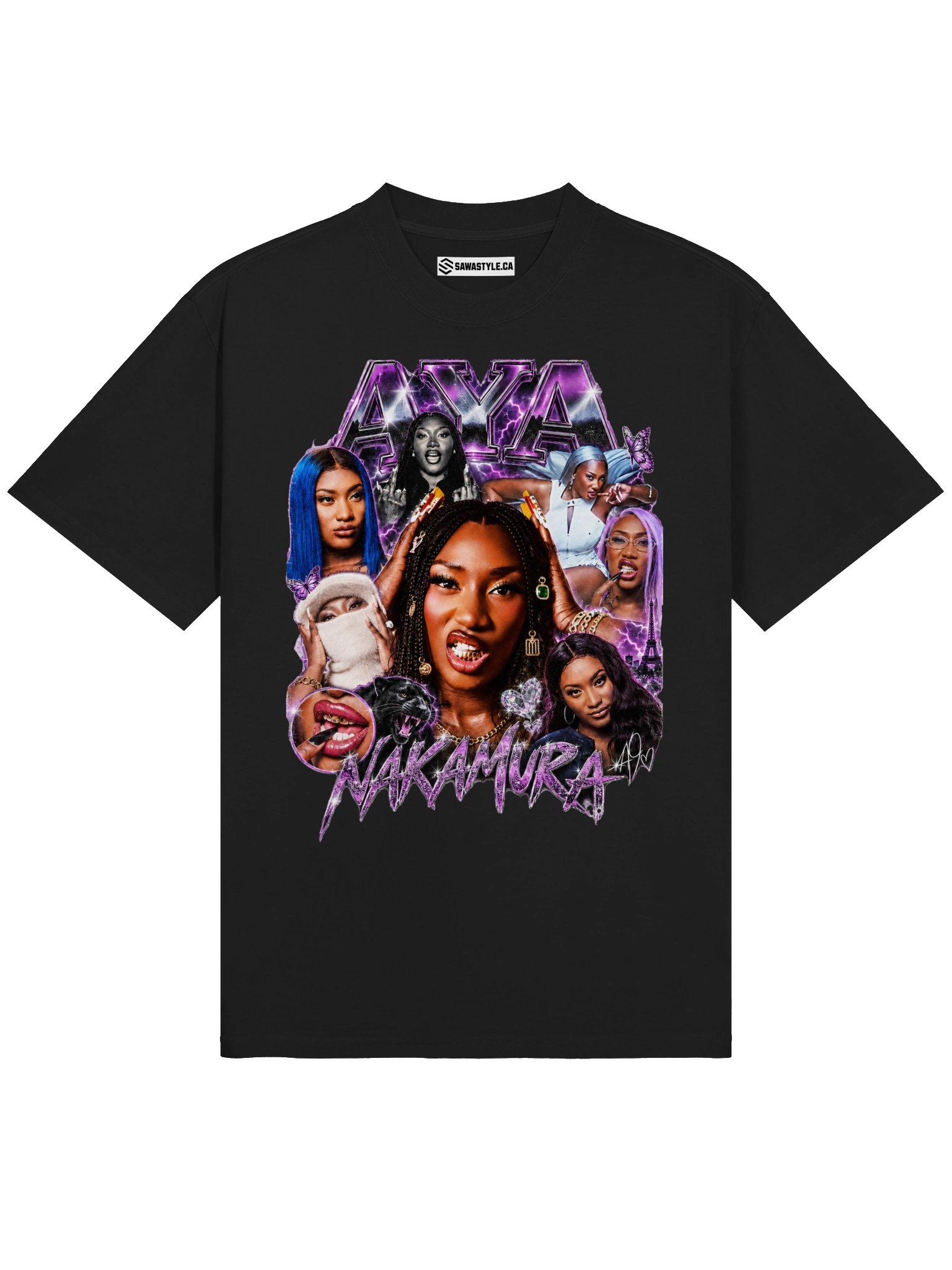 AYA NAKAMURA Bootleg Oversized T-Shirt product image (1)