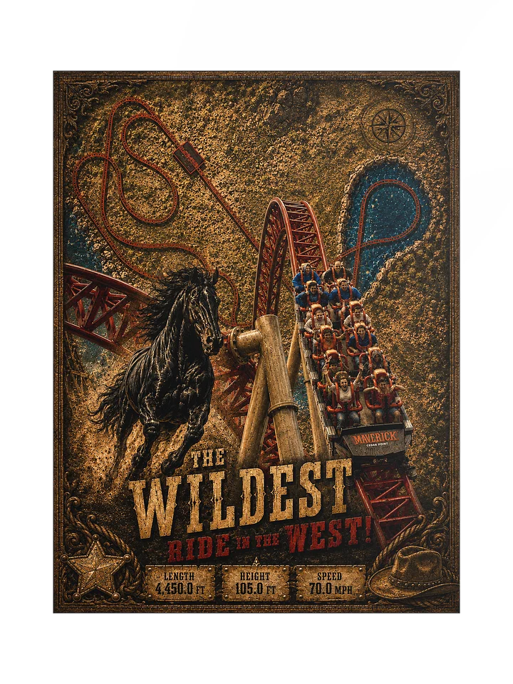 Maverick — Wildest Ride in the West Poster | 18x24" product image (1)