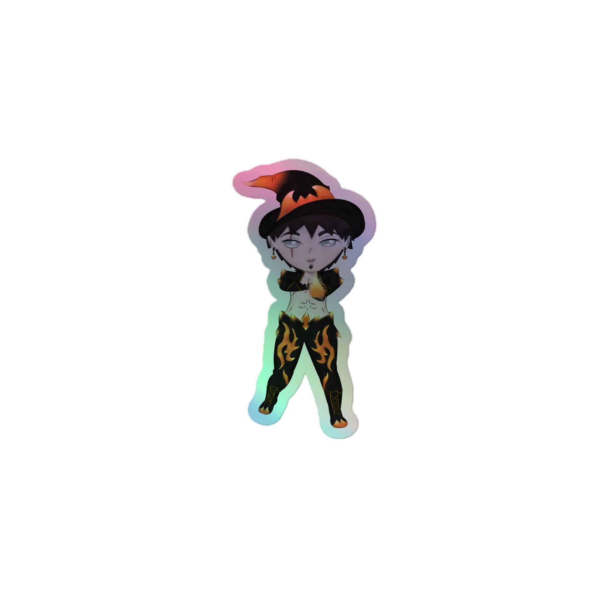 Fire Mage Itachi | Holographic Sticker product image (1)