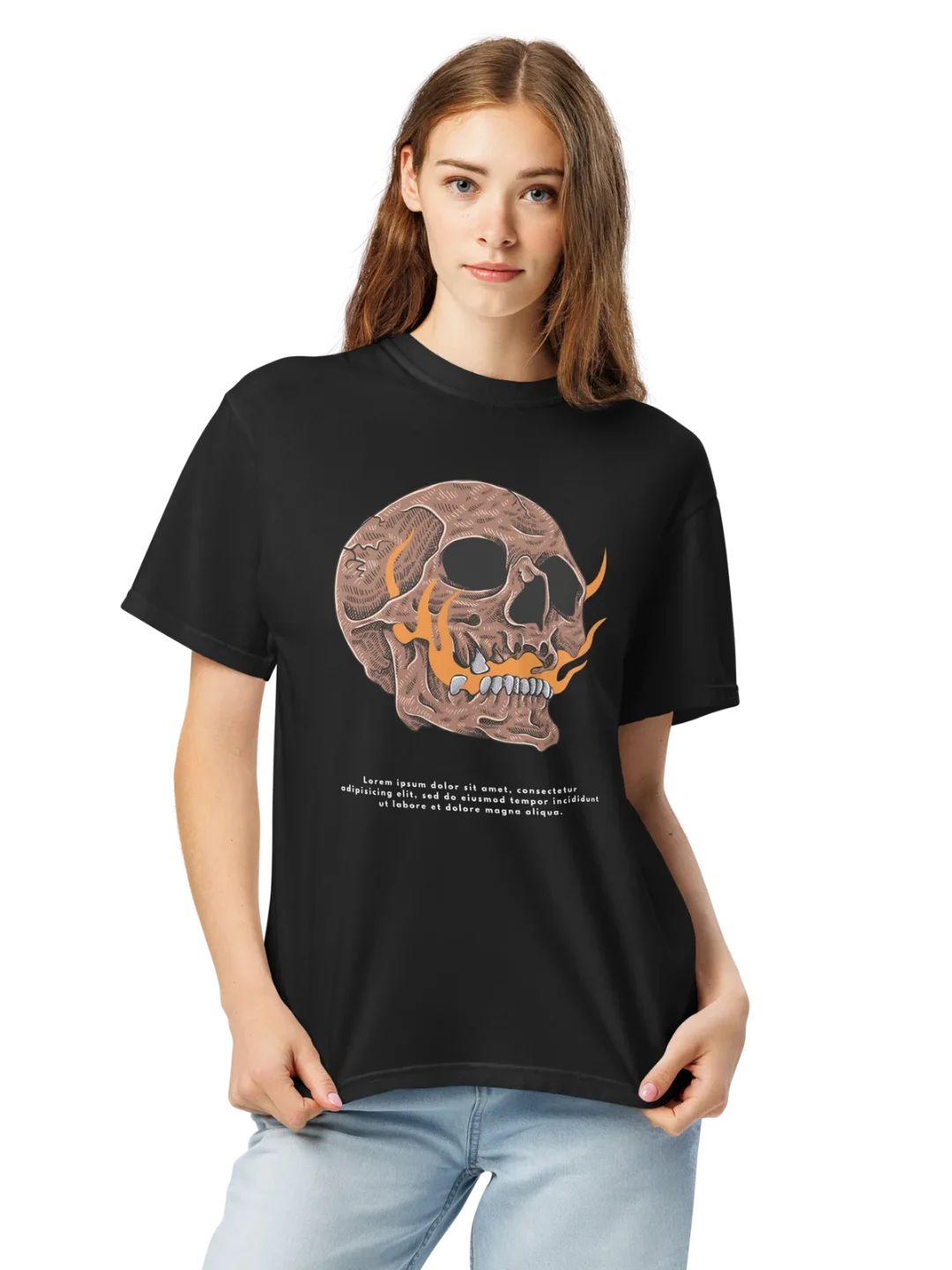 Skull Flame Relic Tee product image (2)