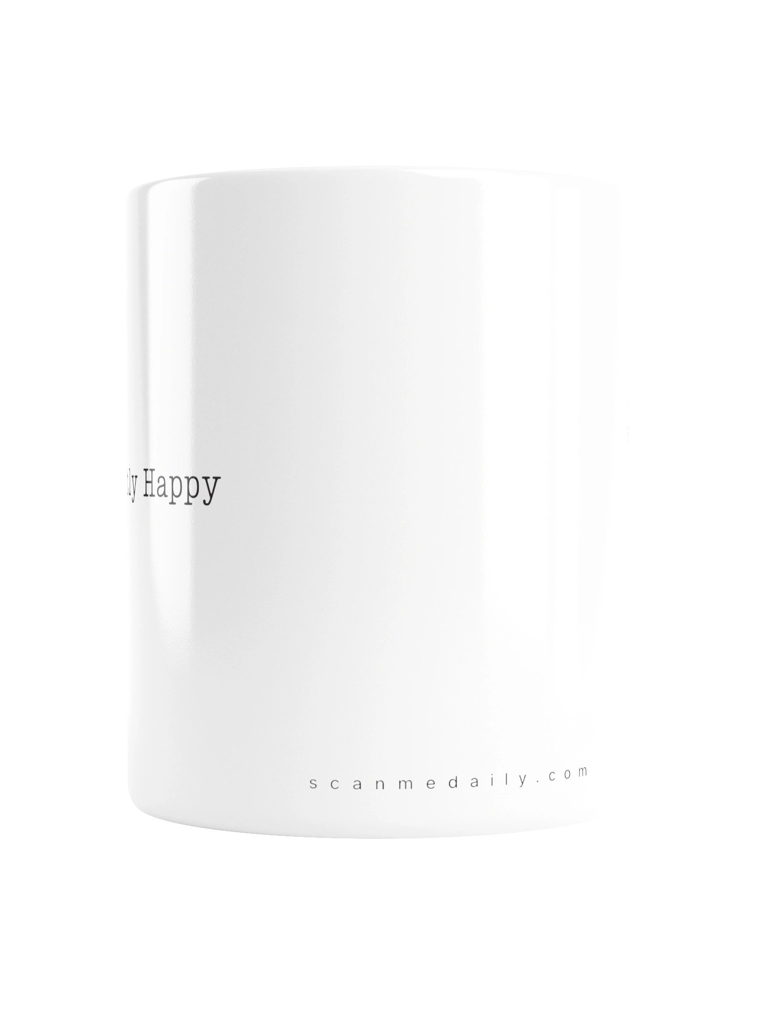 <i>Perfectly Happy</i> • QR Mug<br /> With 160 Daily Quotes<br /> <small>Quotes from beloved novel<br />Anne of Green Gables (1908)</small> product image (4)