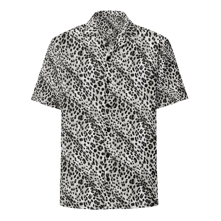 Grey Leopard Hawaiian Shirt product image (1)